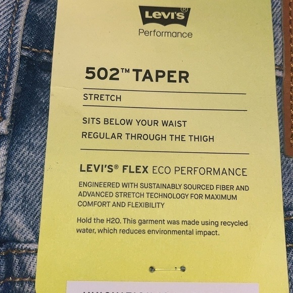 Levi's® Premium
502™ TAPER FIT MEN'S JEANS
Size 33X34 NWT - Picture 7 of 10
